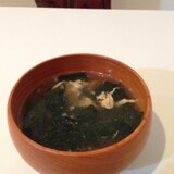 簡単！ワカメとたまごの中華風スープ★